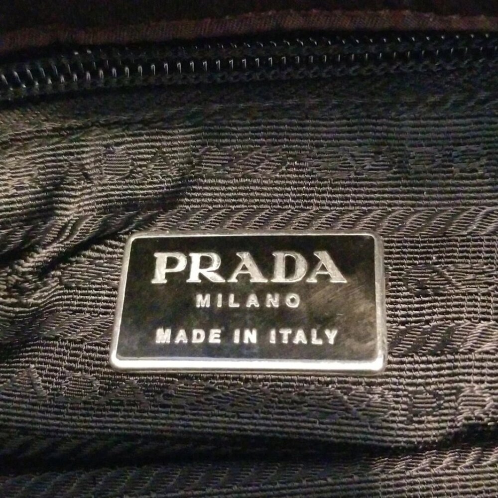 PRADA - Dark Brown Nylon Handbag 156-051025 - Picture 8 of 8